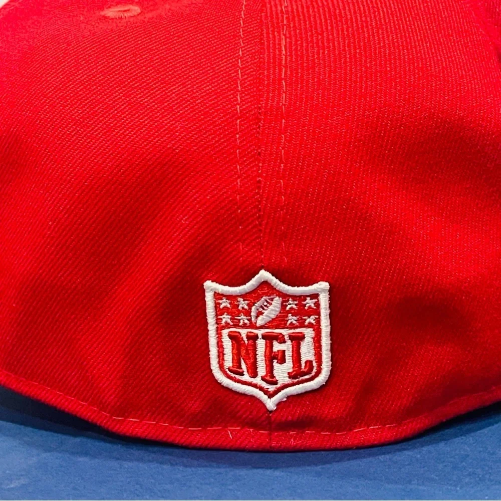 DALLAS COWBOYS 2024 NFL NEW ERA 59FIFTY SUPERBOWL XXVII FITTED HAT CAP RED 7 7/8